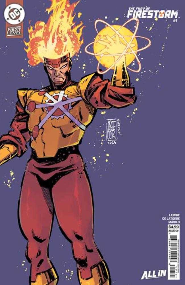 [SIGNED] Fury Of Firestorm #1 (Of 6) Cover D Jorge Corona Next Level Card Stock Variant