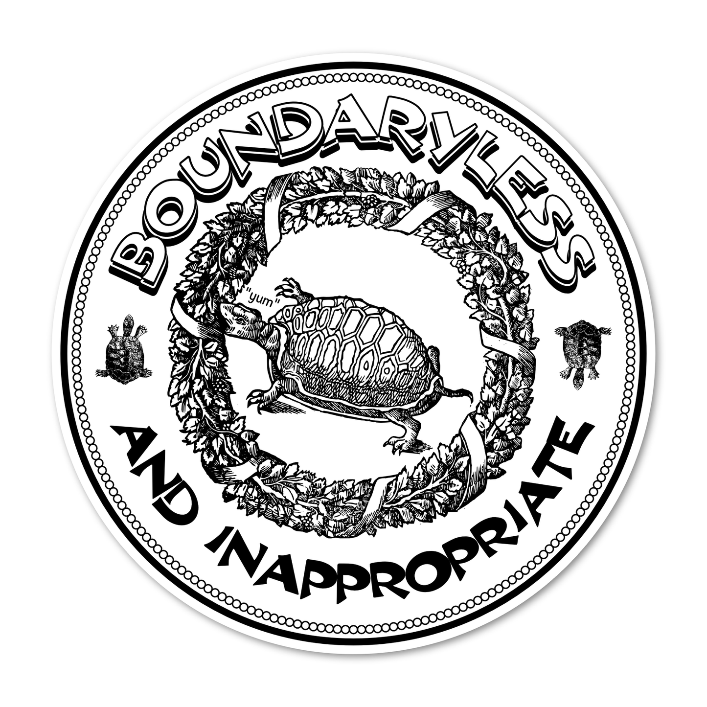 “Boundaryless” Sticker