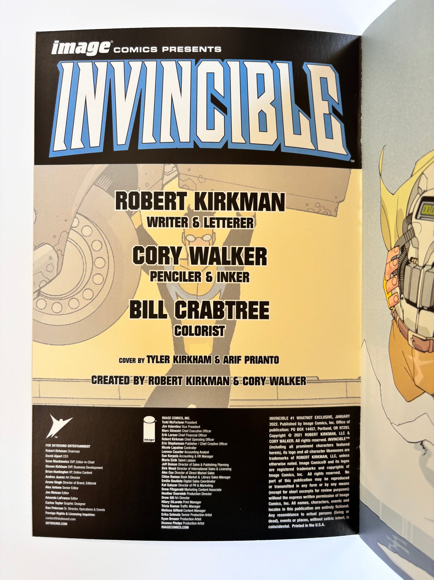 Invincible #1 Whatnot Exclusive Virgin Variant