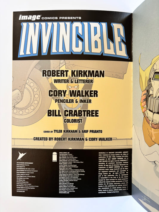 Invincible #1 Whatnot Exclusive Virgin Variant