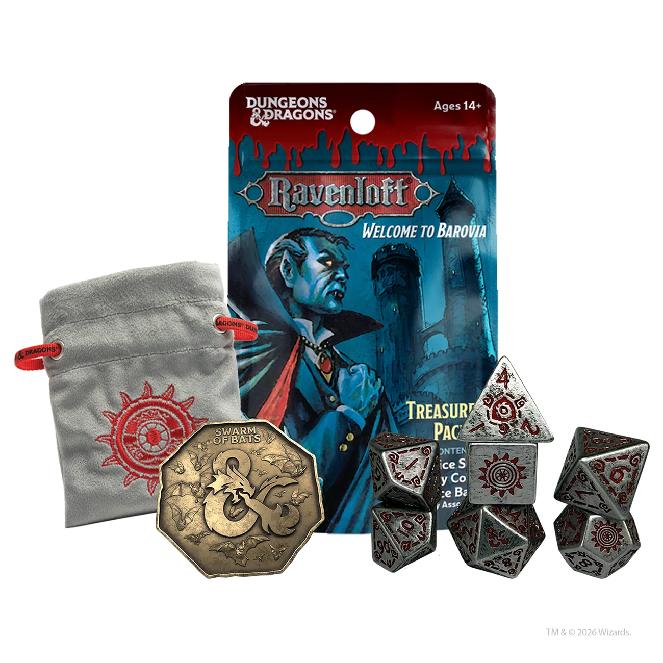 Dungeons and Dragons Mystery Ravenloft Dice Set