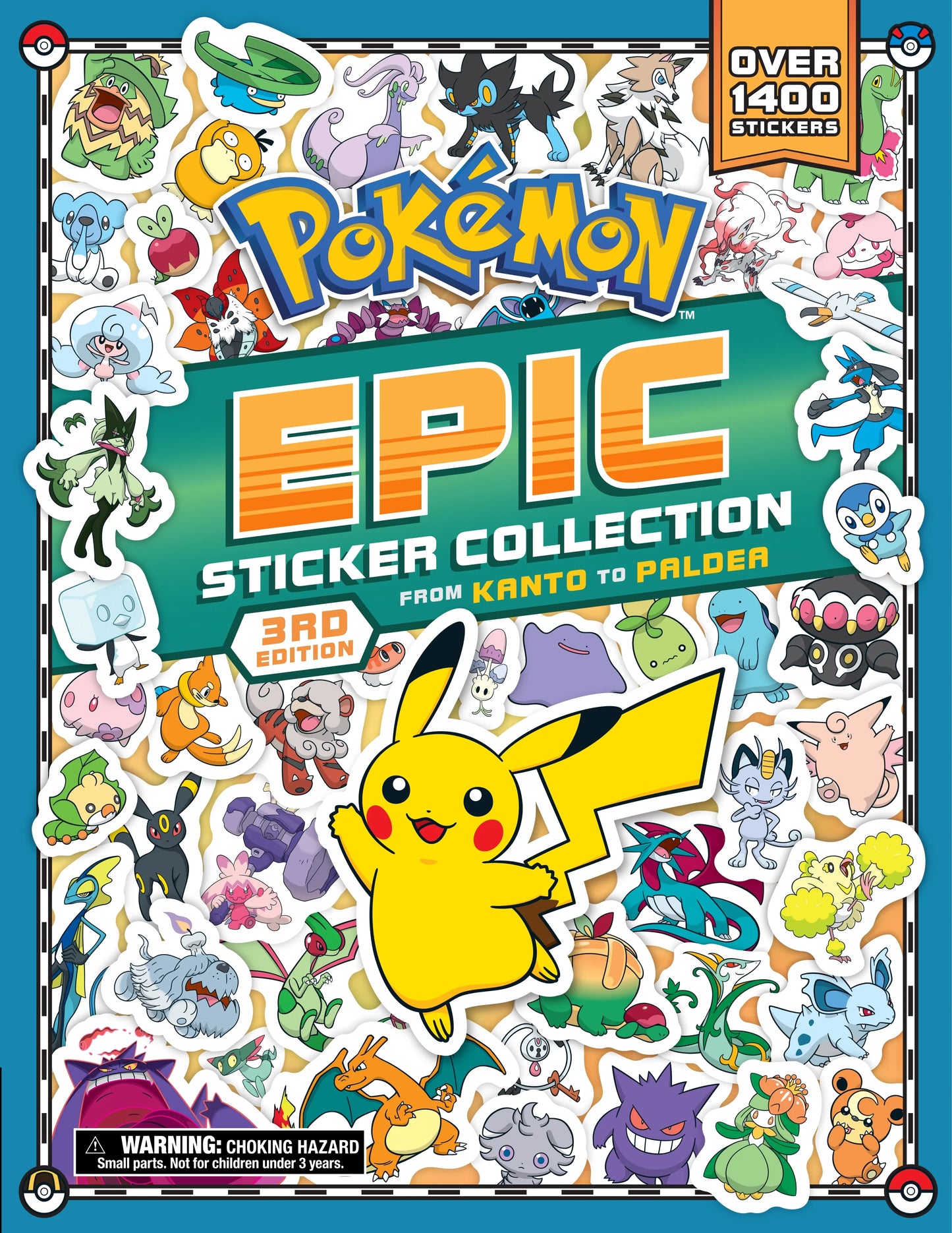 Pokemon Epic Sticker Collection 3rd Edition