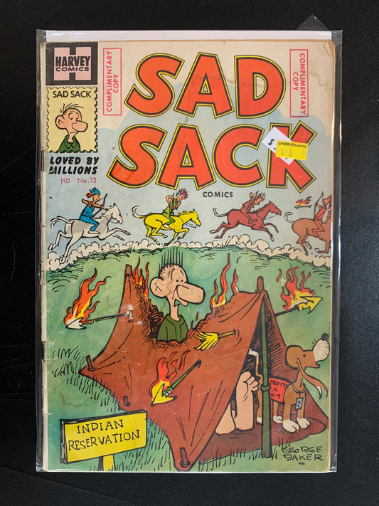 Sad Sack #13 Armed Forces Complementary Copy