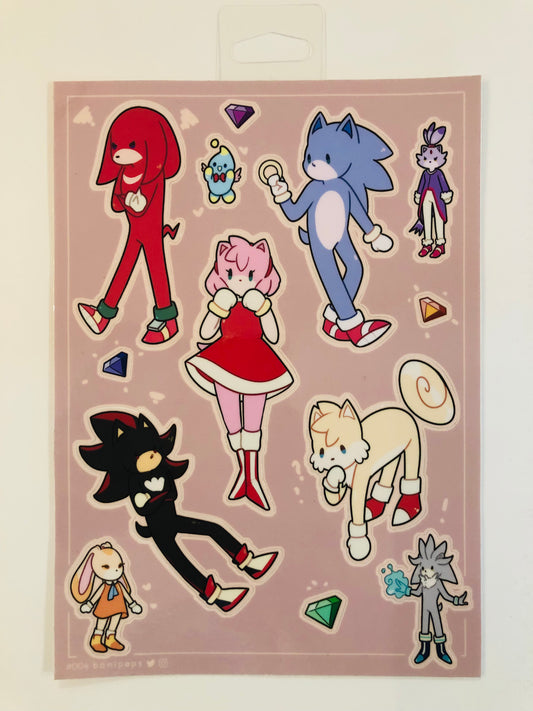 Bonipops: Sonic Sticker Sheet