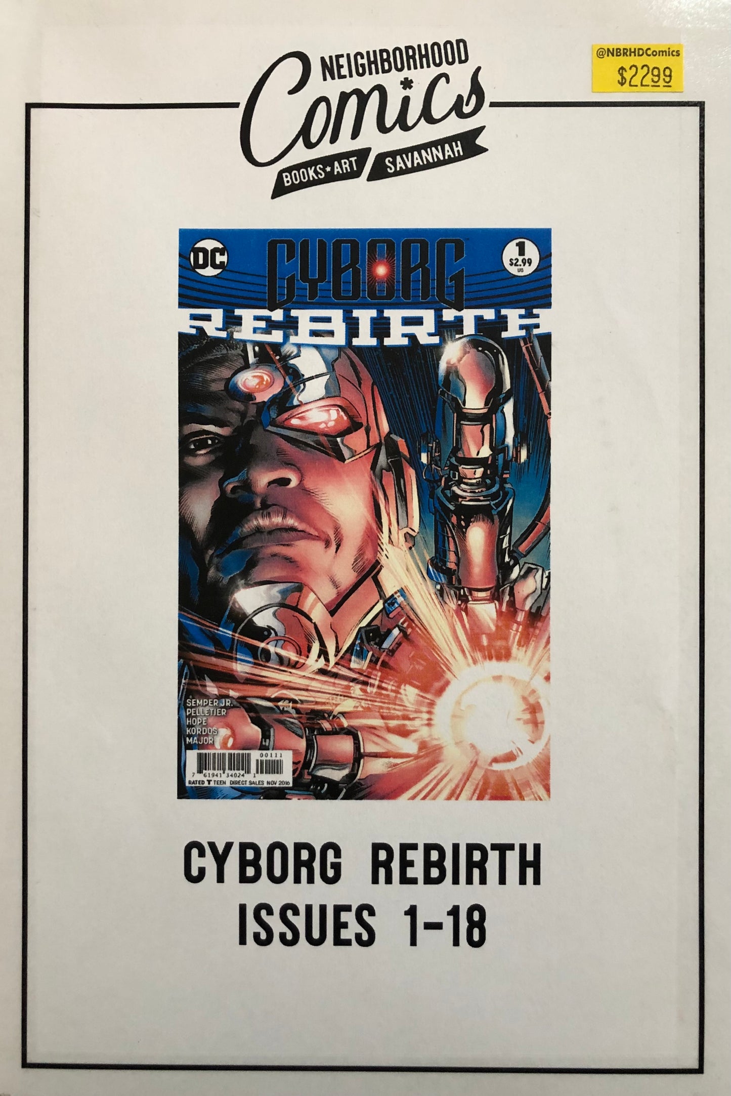 Cyborg Rebirth Set #1-18