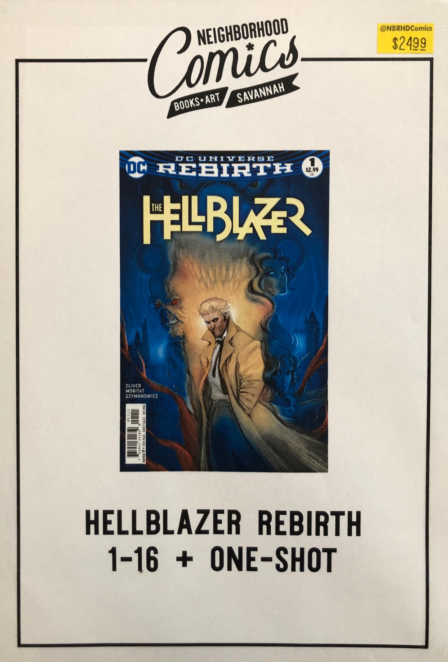 Hellblazer Rebirth Set #1-16