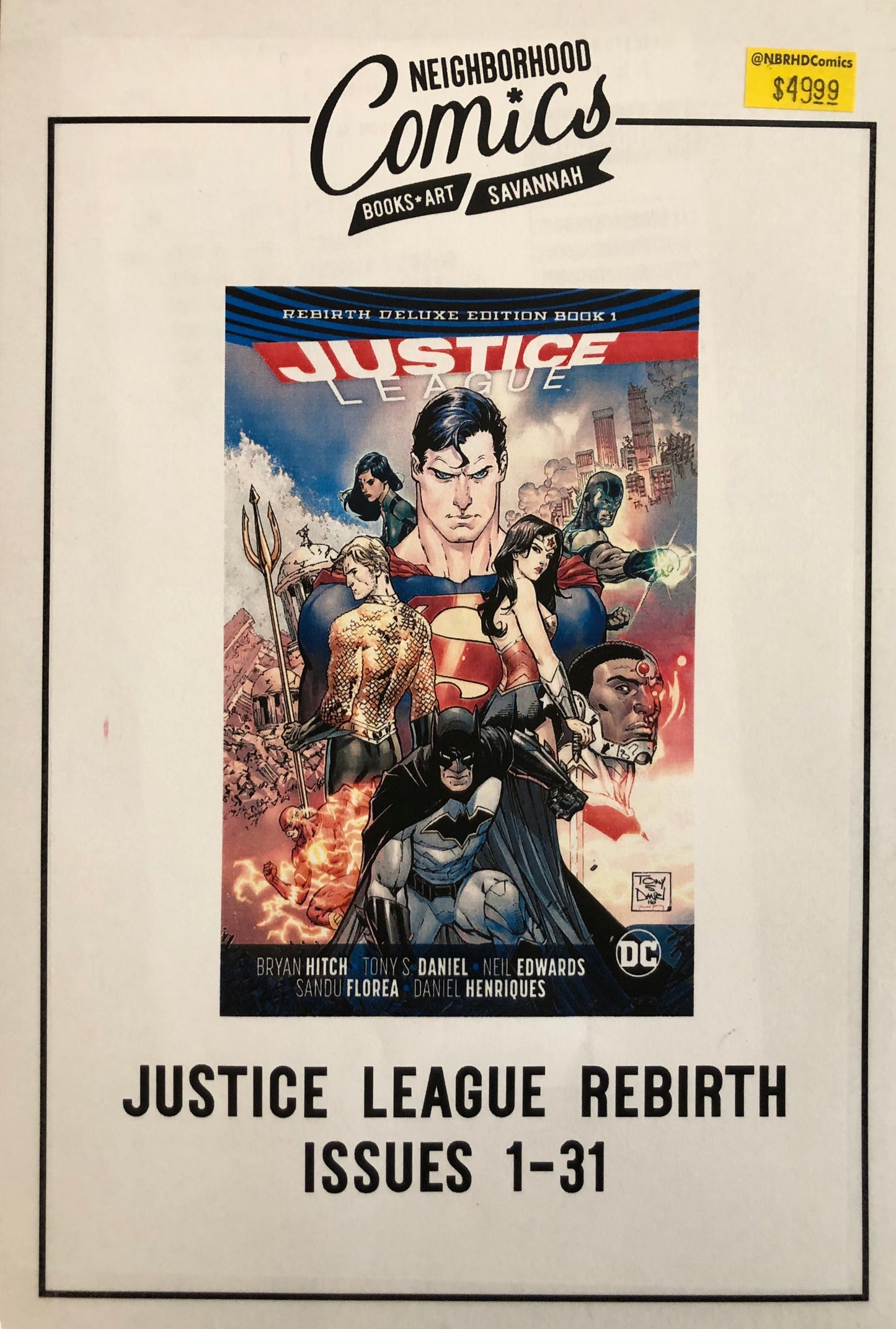 Justice League Rebirth Set #1-31