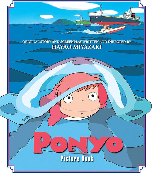 Ponyo On The Cliff Picture Book Hardcover Ghibli