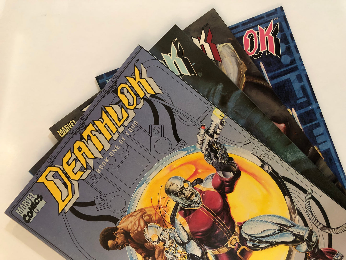 Deathlok Books 1-4 (1990, Complete Set)