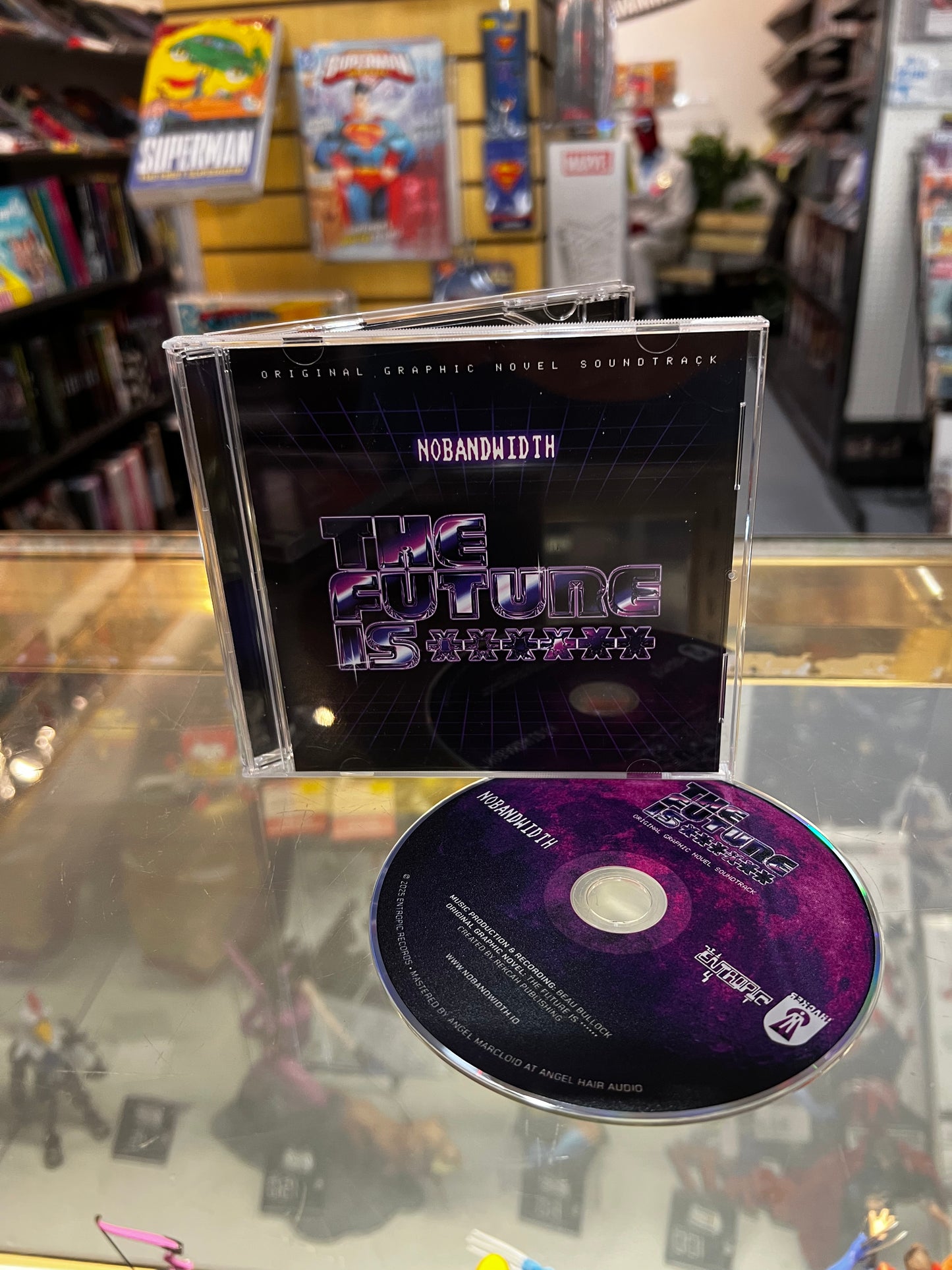 The Future Is ****** Graphic Novel Comic Soundtrack CD by NOBANDWIDTH