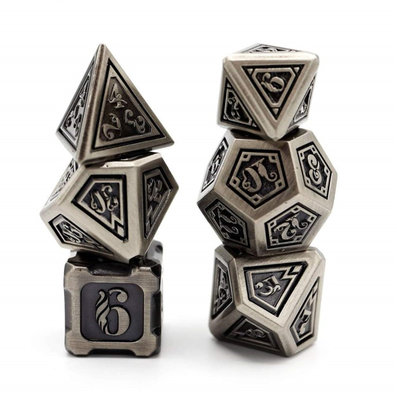 Alchemist Metals RPG Dice Set: Iron