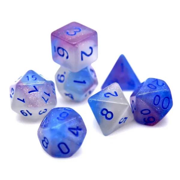 Glowing Memory (Glow In The Dark) RPG Dice Set