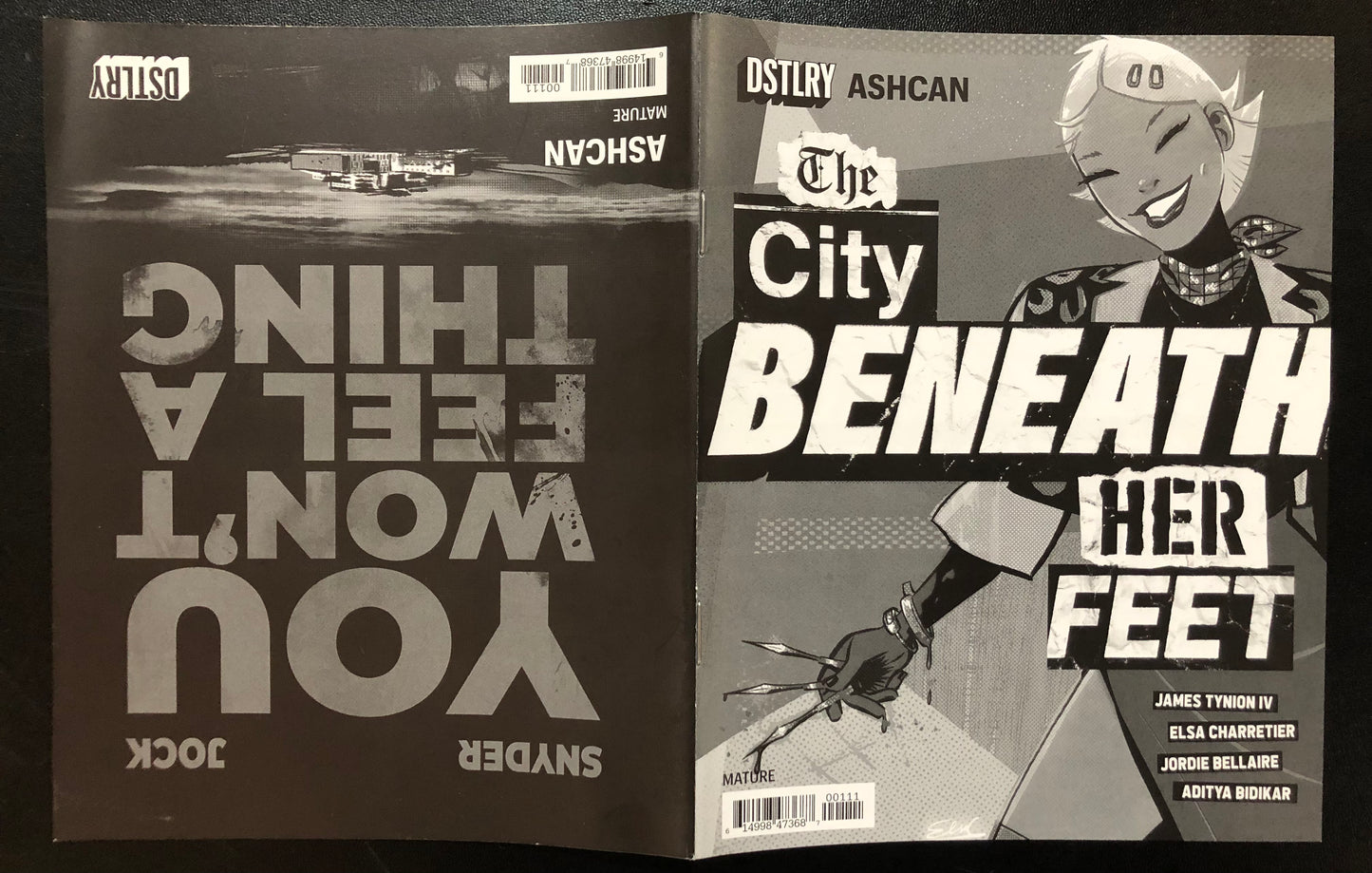 DSTLRY Ashcan: The City Beneath Her Feet/You Won’t Feel A Thing