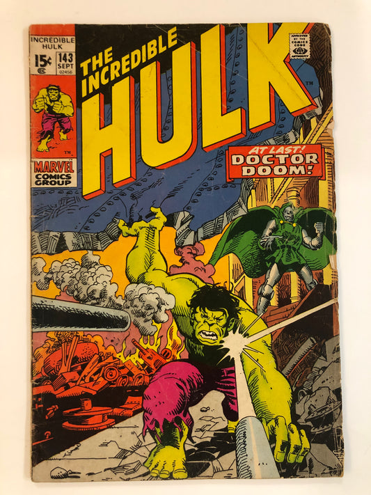 Incredible Hulk #143