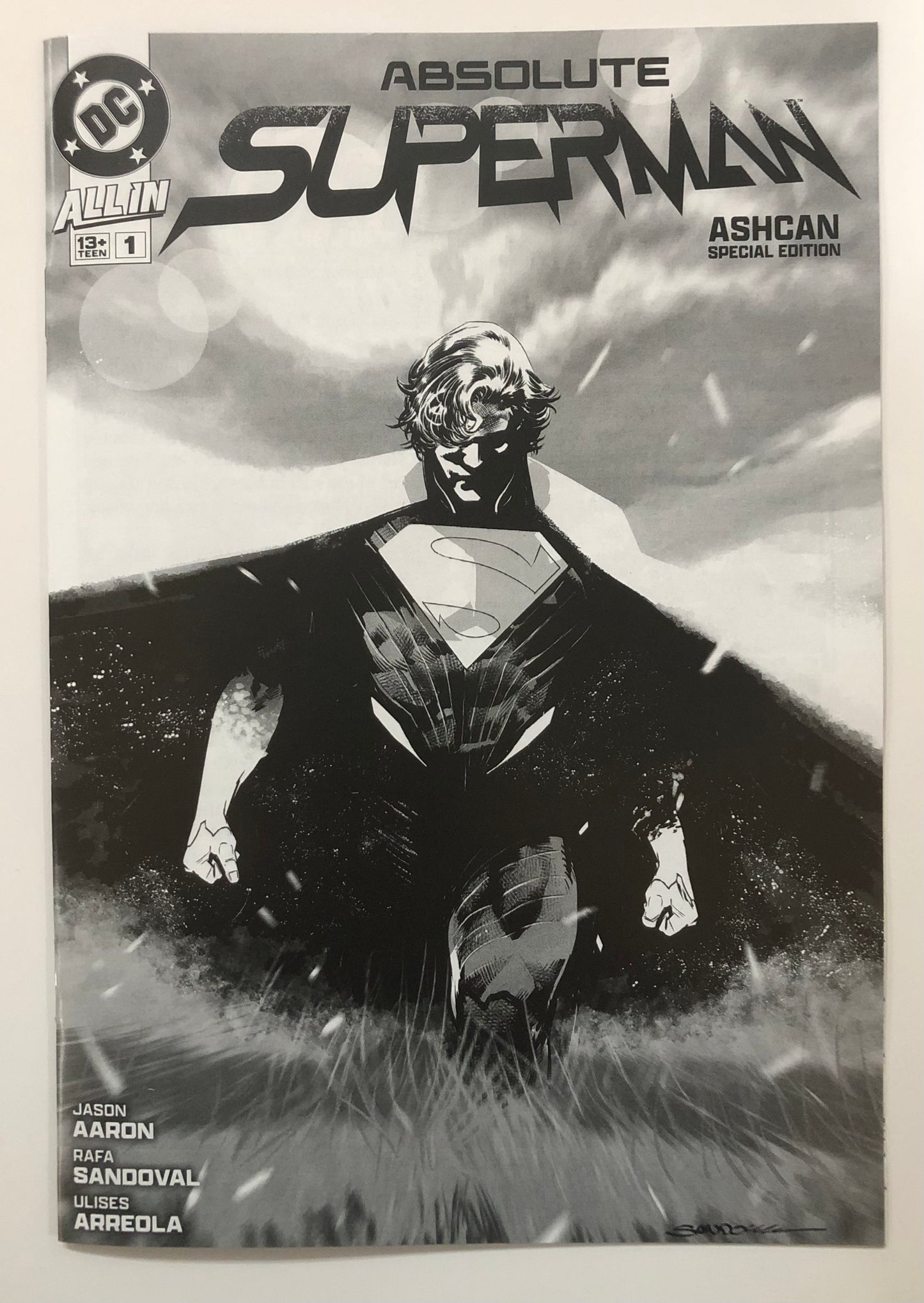 Absolute Superman & Absolute Wonder Woman NYCC Special Edition Ashcan