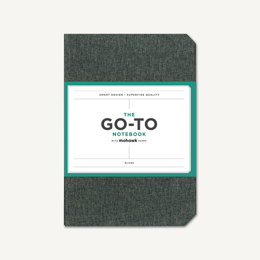 Go-To Notebook with Mohawk Paper Slate Grey Blank