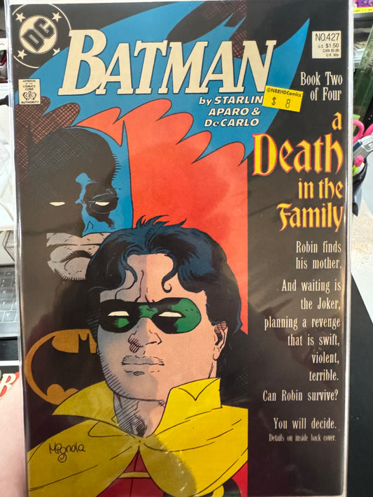 BATMAN #427 - A Death in the Family (2 of 4)