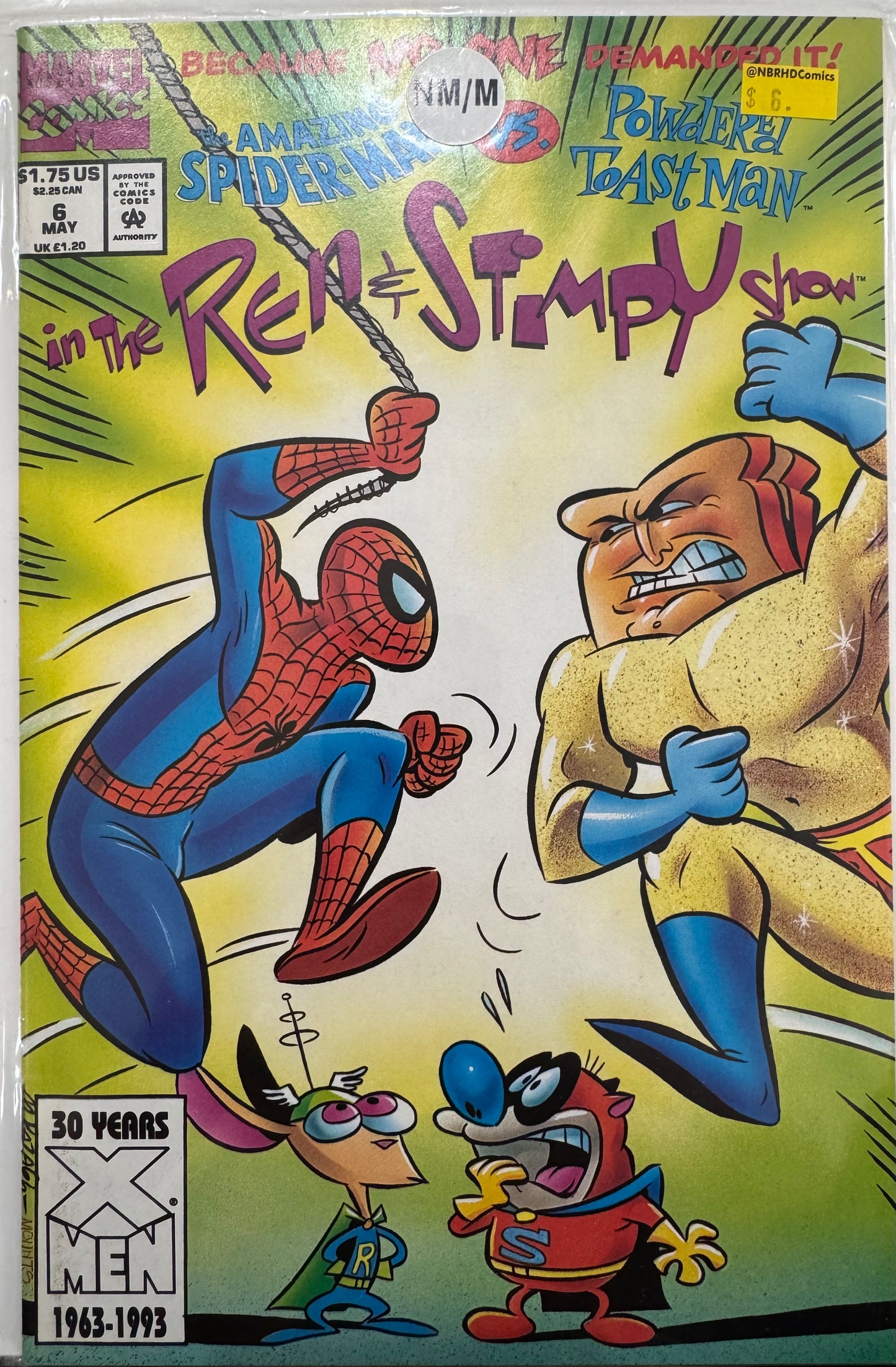 Spider-Man vs. Powdered Toastman in…The Ren & Stimpy Show #6