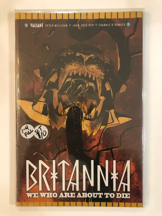 Britannia We Who Are Abot To Die Complete Set #1-4