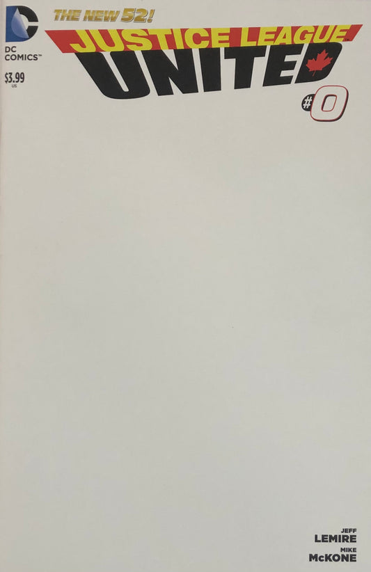 Justice League Unlimited #0 Sketch Blank