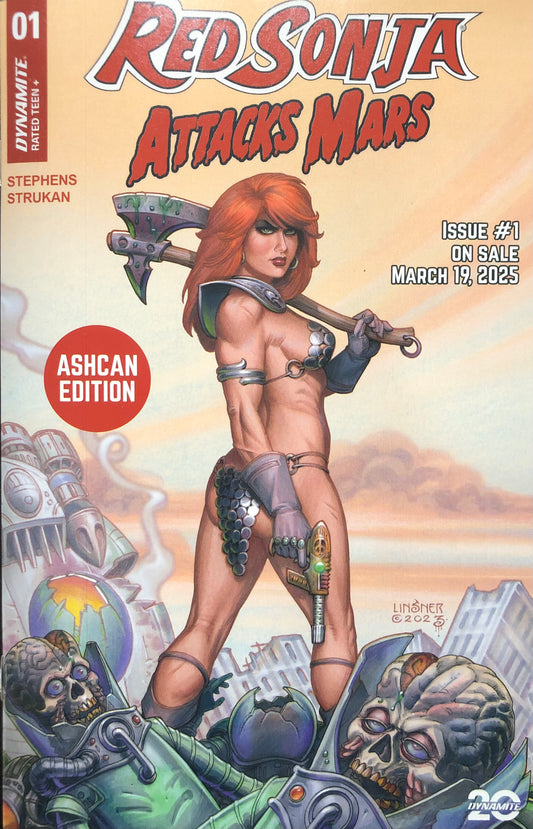 Red Sonja Attacks Mars Promotional Ashcan