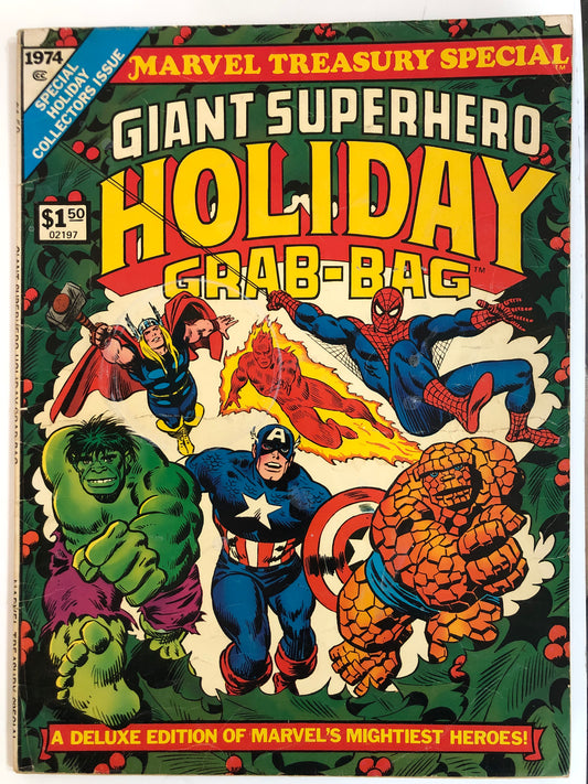 Marvel Treasury Special (1974) Giant Superhero Holiday Grab-Bag