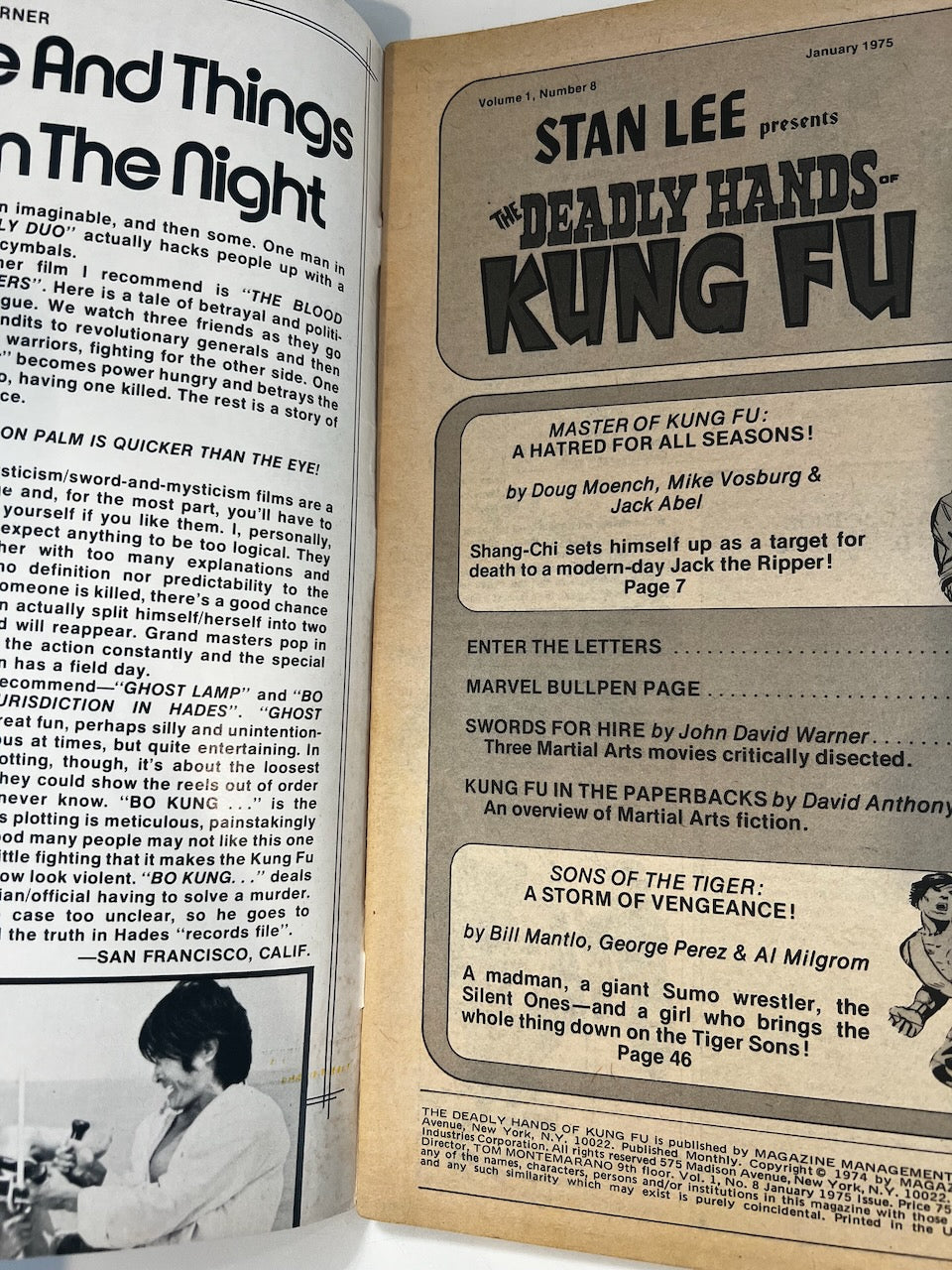 The Deadly Hands of Kung-Fu #8