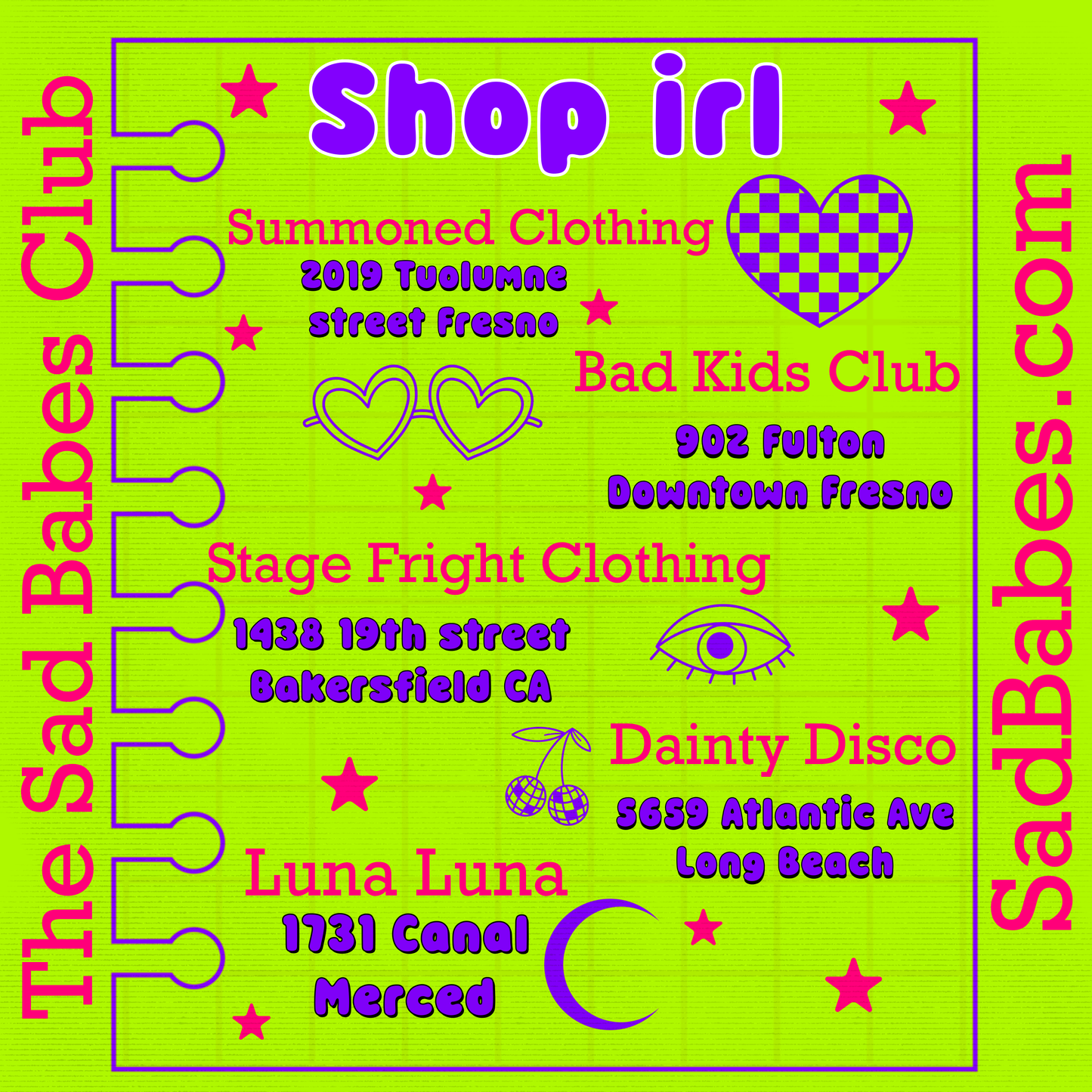 Zine Making Sticker Sheet