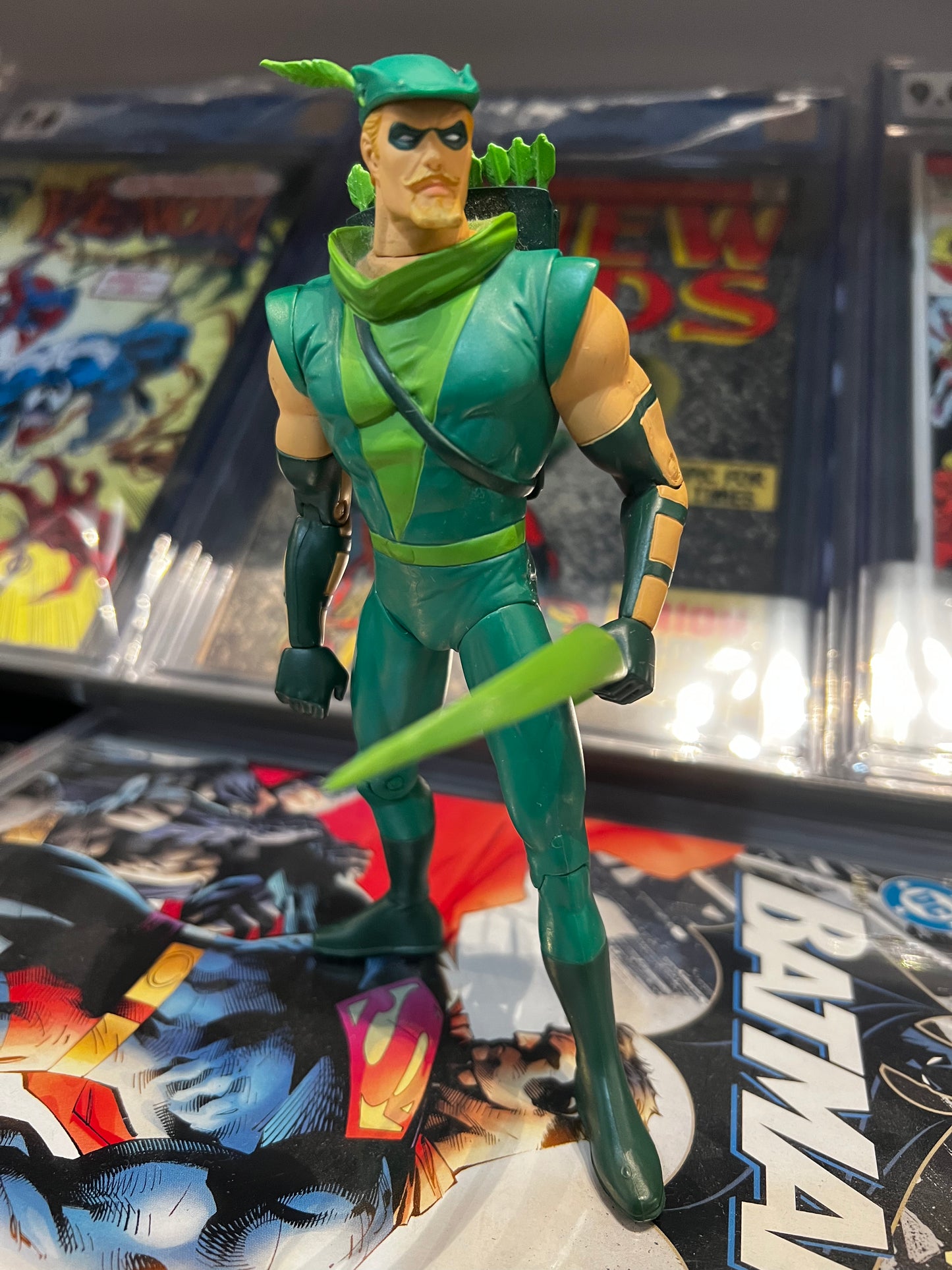 Hard Traveling Heroes 7” Green Arrow Action Figure