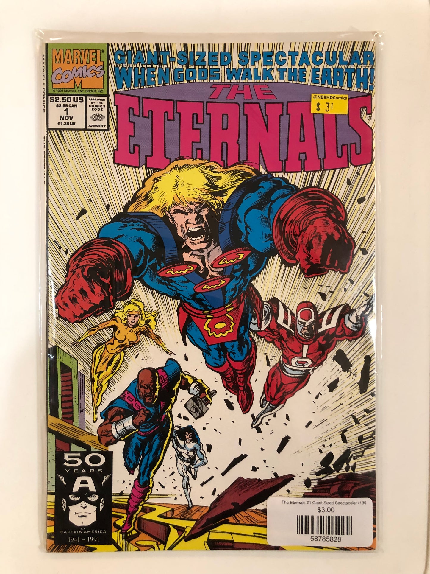 The Eternals #1 Giant Sized Spectacular (1991)