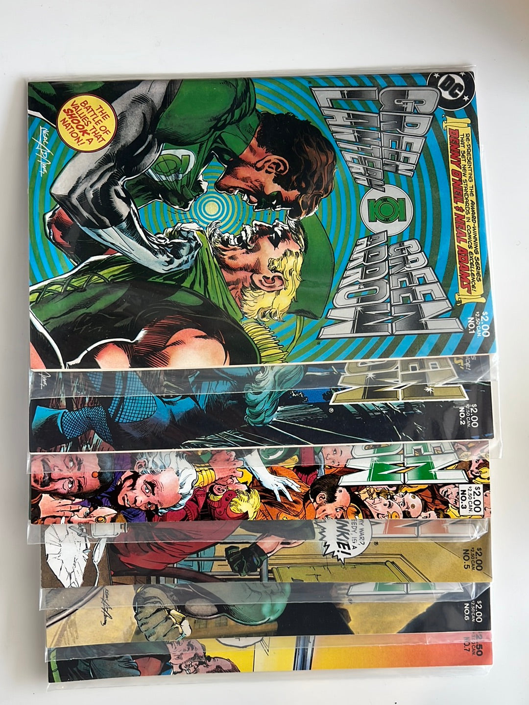 Green Lantern/Green Arrow #1-7 set 1983