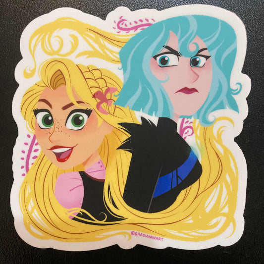 Rapunzel/Cassandra Sticker