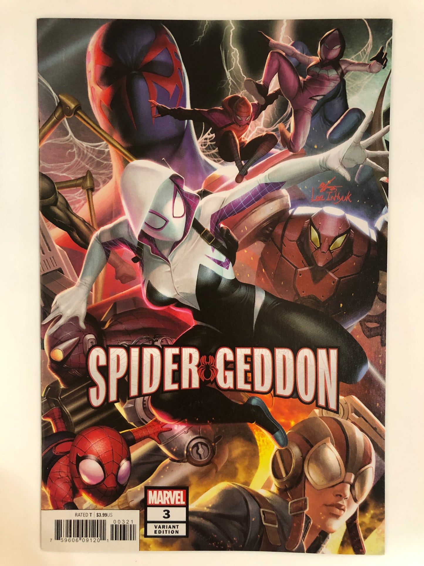 Spider-Geddon #3 Lee InHyuk Variant