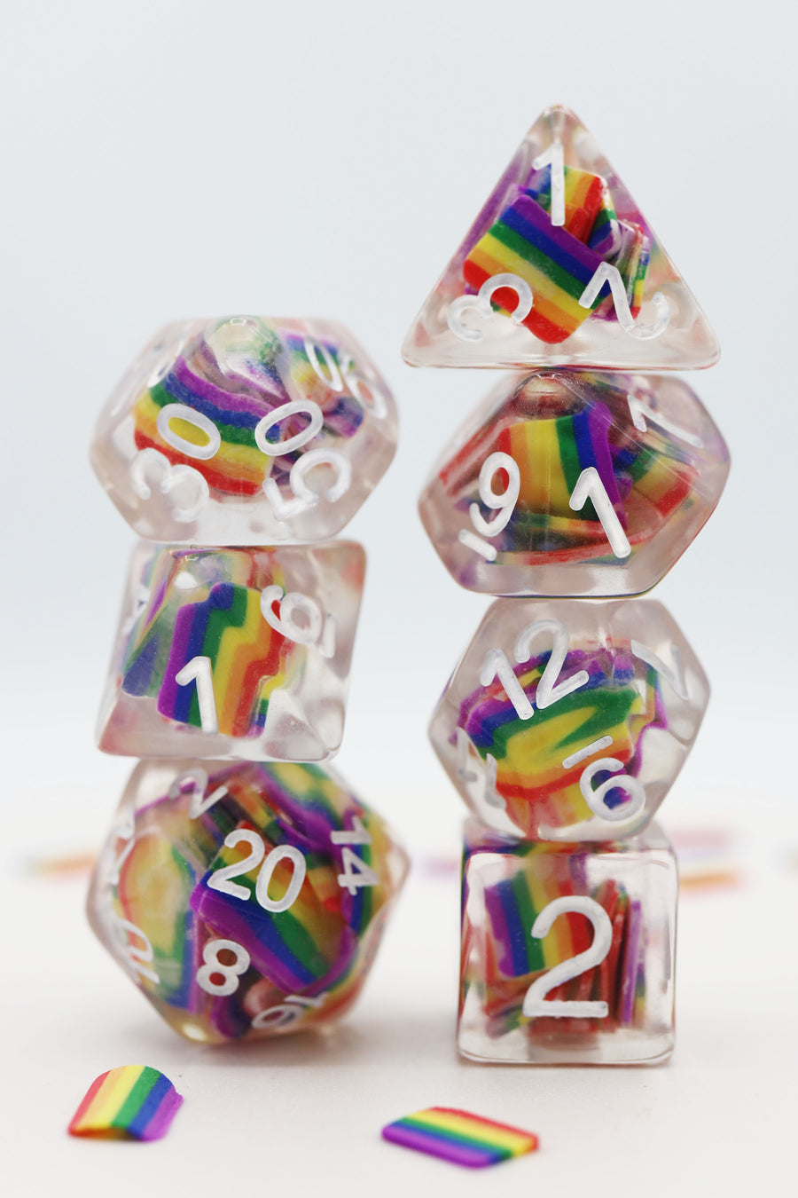 Rainbow Flag  Dice Set