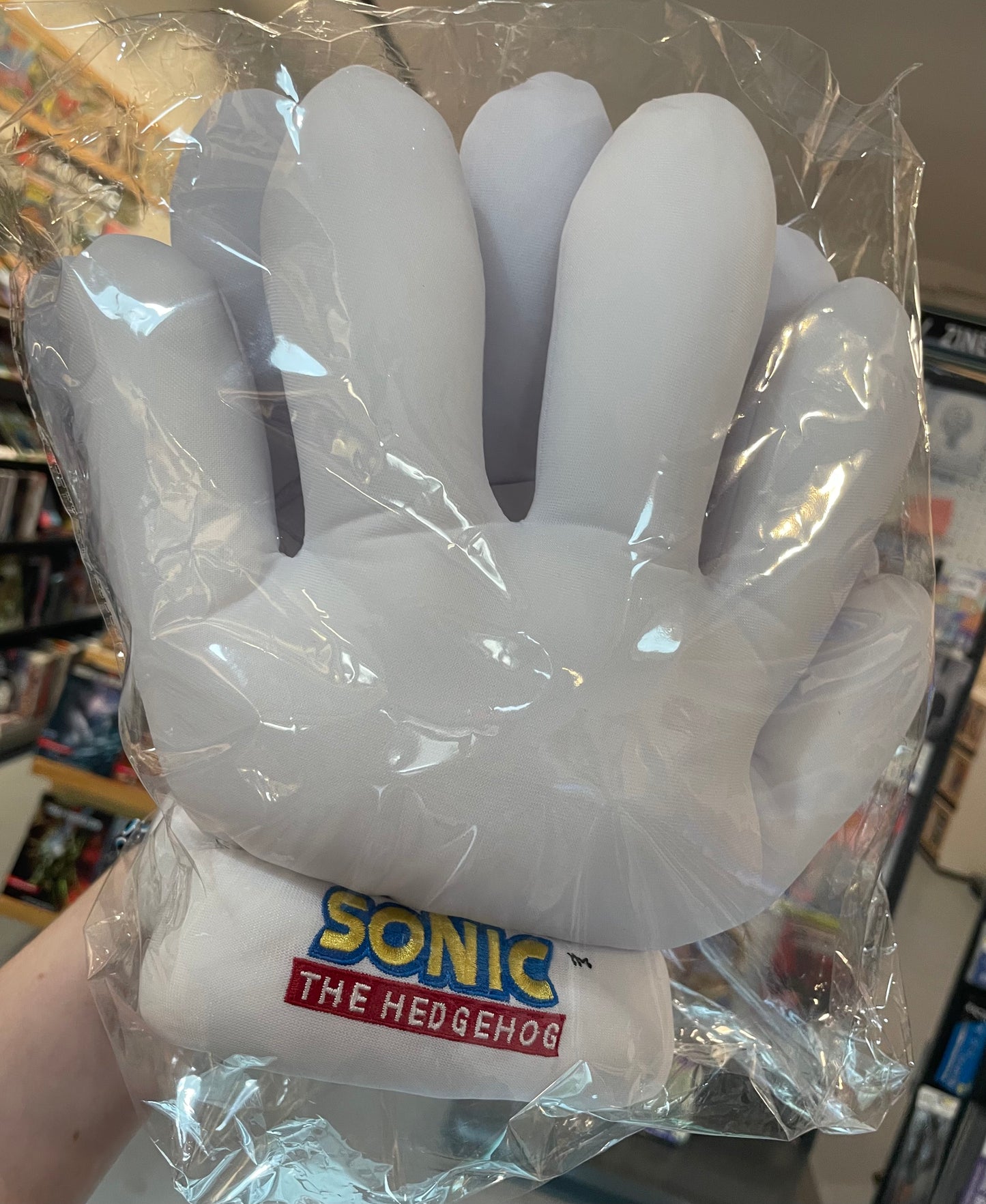 Sonic The Hedgehog White Plush Glove