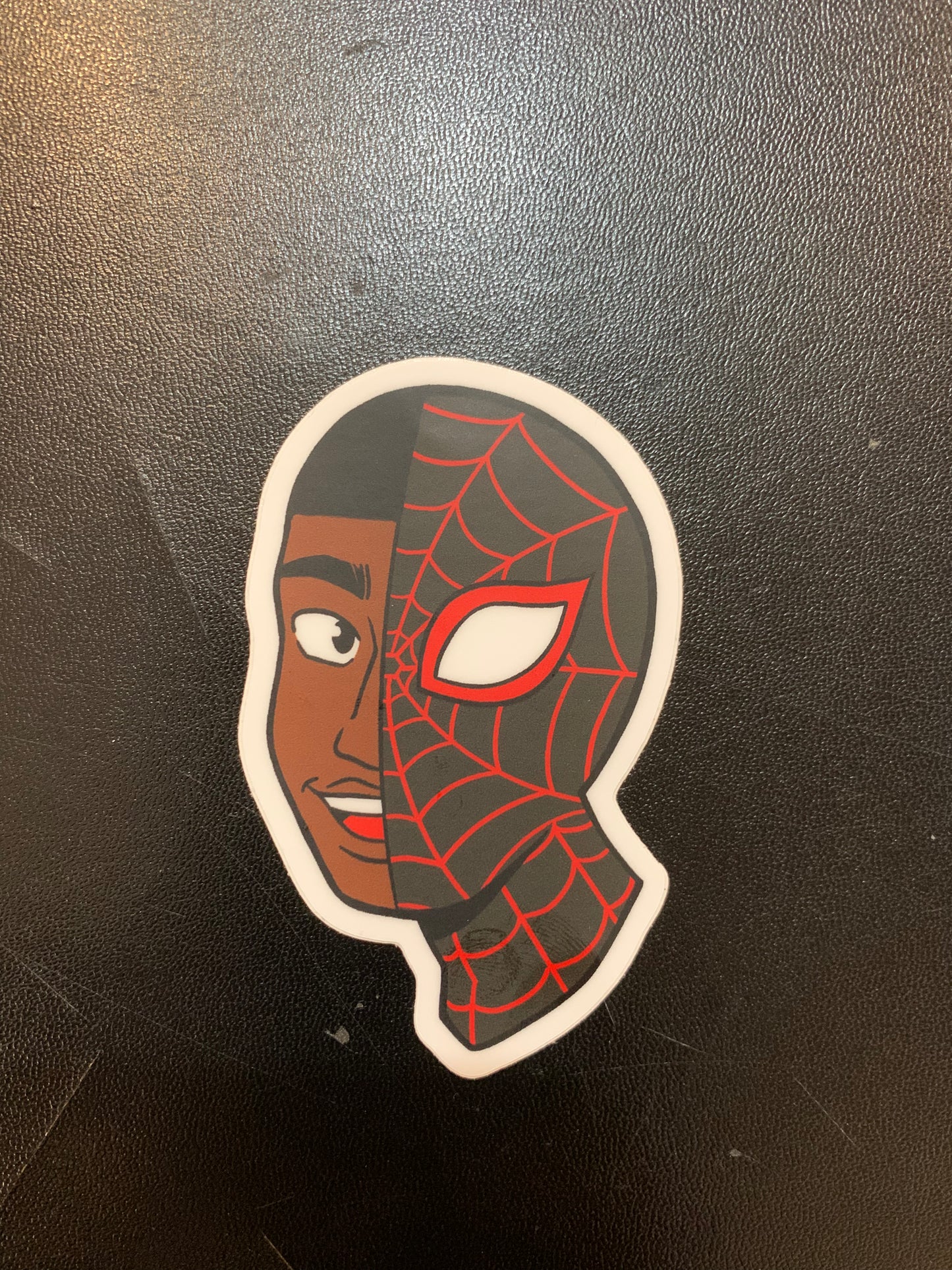 Spider-Man portrait Sticker