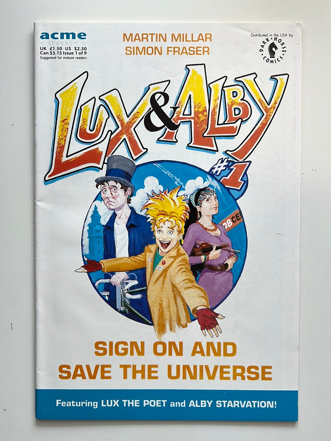 Lux and Alby Sign on and Save the Universe #1 (of 9) 1993