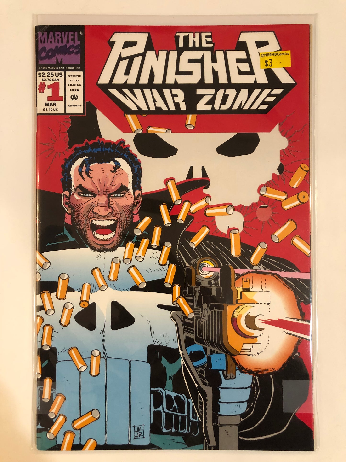 The Punisher War Zone #1 Die Cut Cover