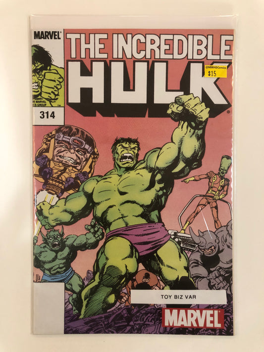 The Incredible Hulk #314 Toy Biz Variant