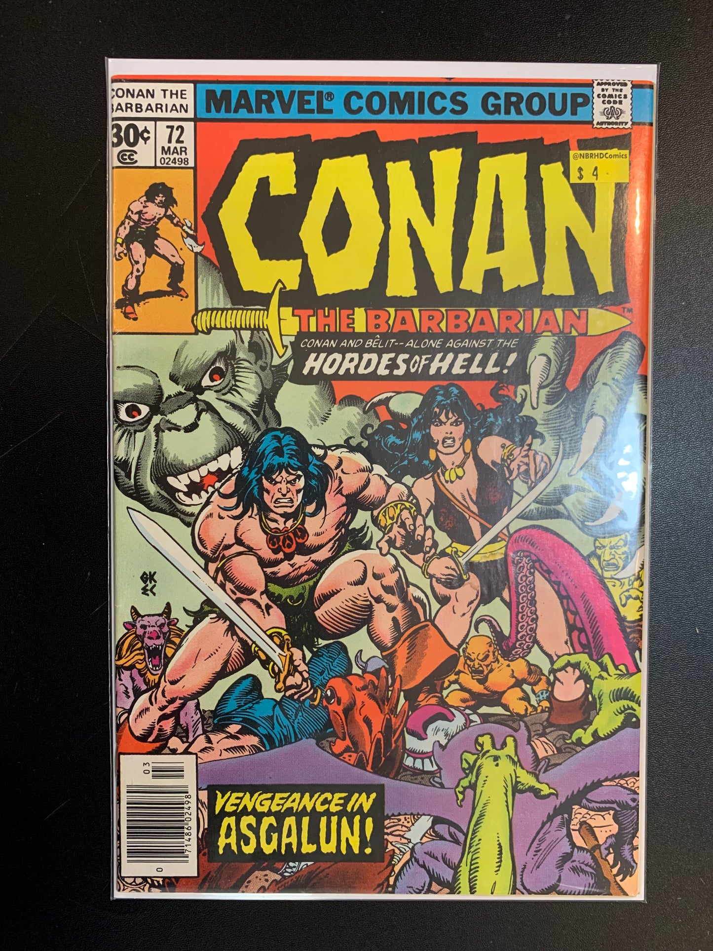 Conan The Barbarian #72 (1970)