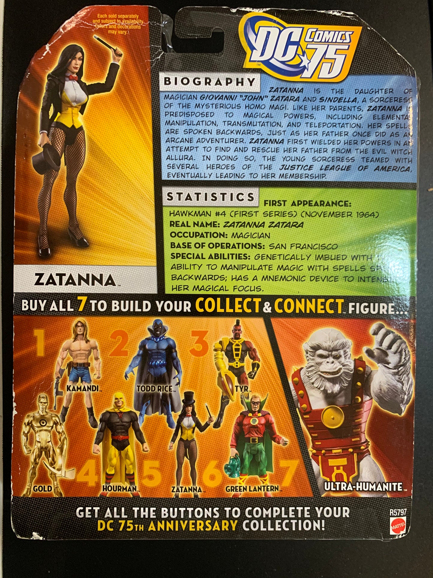 Zatanna 7-inch DC Universe Super Powers Walmart Exclusive
