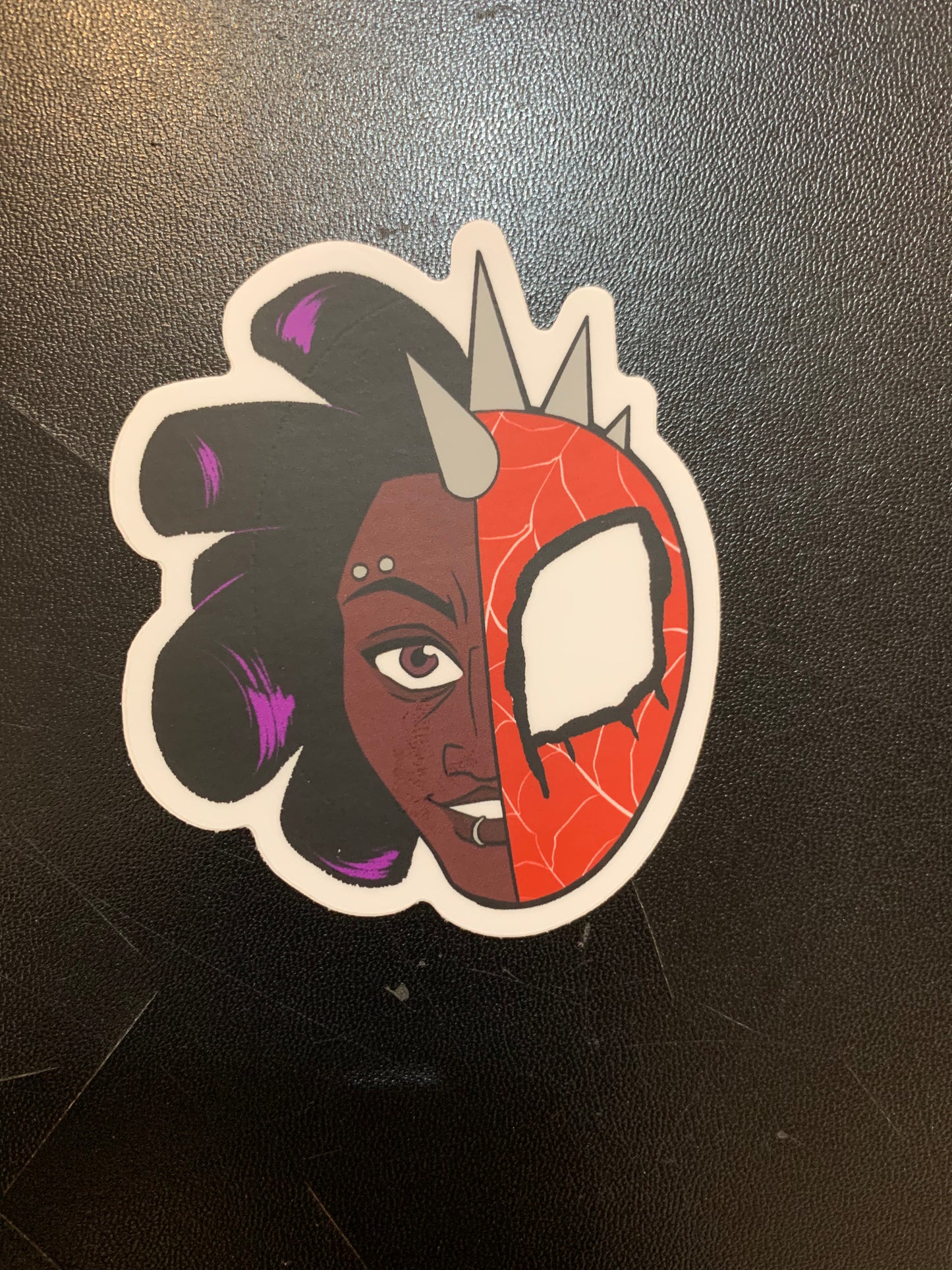 Spider-Man portrait Sticker