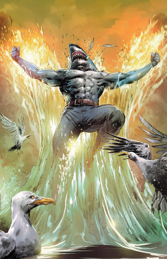 Suicide Squad: King Shark #1 Hairsine Virgin Variant