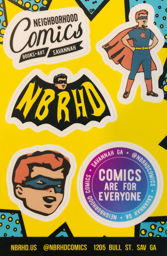 Neighborhood Comics Sticker Sheet