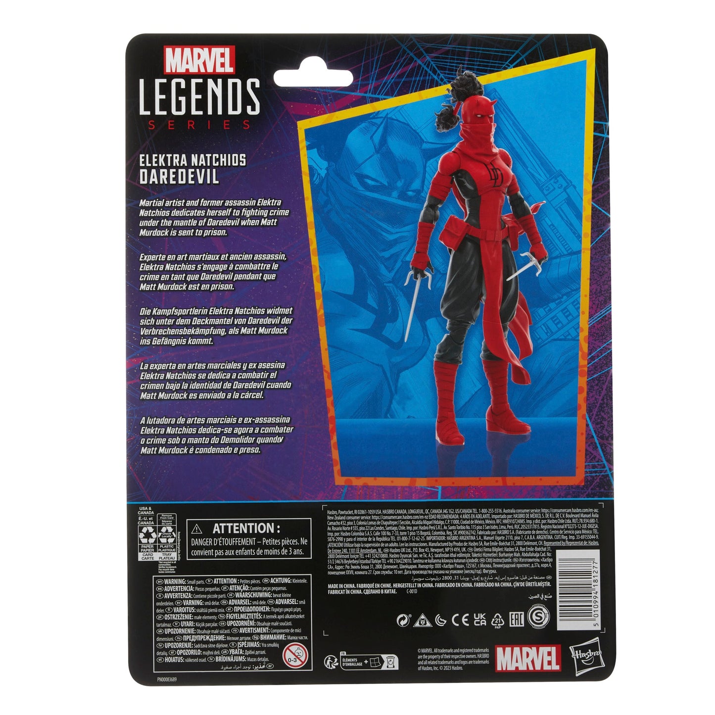 Hasbro Marvel Legends Series Elektra Natchios Daredevil
