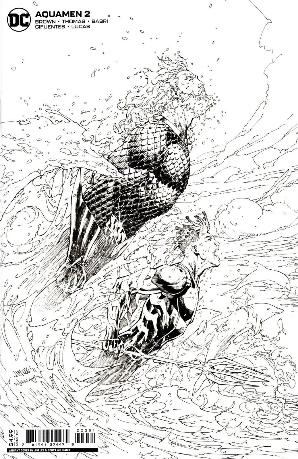 Aquamen #2 Cover C Jim Lee