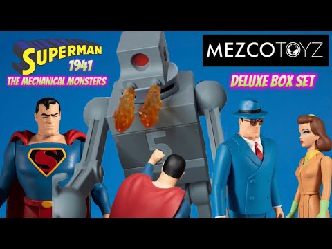 5 Points Superman Mechanical Monsters 1941 Action Figure Deluxe Box Set