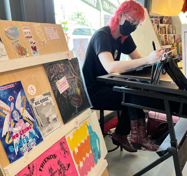 comic book artist-in-residence