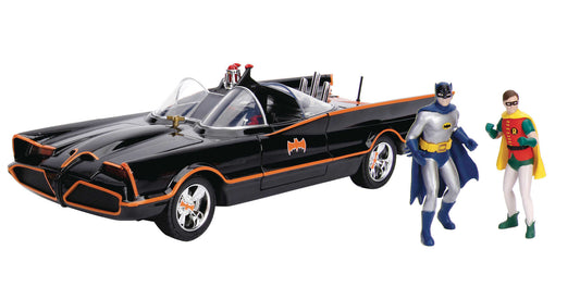 Metals Batman Classic TV Series Batmobile 1/18 Vehicle W/Figure