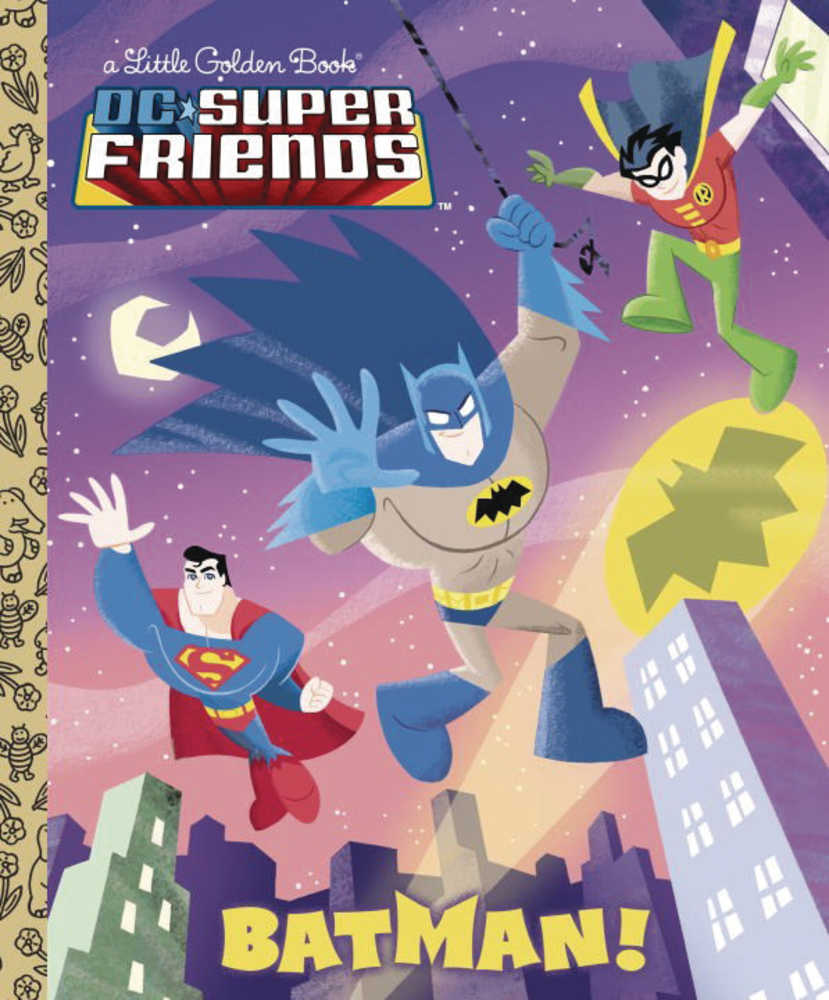 DC Super Friends Batman Little Golden Book Hardcover
